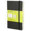 Moleskine Carnet classique format de poche A pages blanches Couverture souple Noir