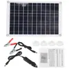 ZEAICOS Panneau solaire portable 100 W monocristallin 12/24 V avec sor...