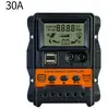 30A - Régulateur MPPT de charge pour panneaux solaires, 12V-24V,avec d...
