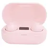 Ecouteur Bluetooth V5.0 TWS-T8 affichage LED Hifi Rose