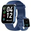 1GOLD Montre Connectée Pour SamsungIphoneAndroid1.8S Avec Appel BluetoothVoix De LIaAlexa IntégréeSmartwatch Moniteur