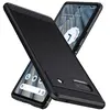 Xeptio Coque protection noire style Carbone pour Google Pixel 8a 5G souple Antichoc