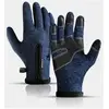 Gants dhiver Doublure Chauffants ANNEFLY Gants à écran Tactile pour Hommes et Femmes Anti FroidAntidérapantsBleu-L