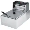 Friteuse Électrique Professionnelle - Barbecue - 6L - Acier Inox - 250...