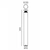 Molto Luce Borne lumineuse LED Mona, Ø 10 cm, aluminium, hauteur 85 cm