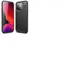 Xeptio Coque brossée noire pour IPhone 13 PRO MAX 5G 6,7 pouces souple Antichoc