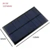 1w 6V Panneau Solaire 6V 1W, Module Pour Piles, Charge De Téléphone Po...