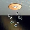 Orion Lampe encastr. Feng Shui, éléments Swarovski dorés