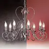 Orion Lustre gracieux FIORETTO 8 ampoules, chromé