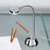 Orion Lampe de table LED Mira, nickel satiné