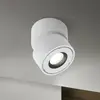Orion Projecteur d'extérieur LED Harvey, blanc, Ø 10 cm, aluminium mou...