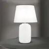 Orion Lampe de table Coral, blanc, hauteur 51 cm, céramique/lin
