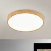 Orion Plafonnier LED Bully aspect bois, Ø 28 cm