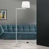 Orion Lampadaire textile Carlton, nickel mat