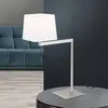 Orion Lampe à poser textile Carlton, nickel mat