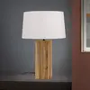 Orion Lampe à poser Dallas pied en bois parallélépipède