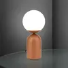 Orion Lampe à poser Stanley, rouge corail, hauteur 32 cm, céramique/ve...