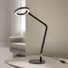 Orion Lampe de table LED Ringo, noir, métal, réglable, intensité varia...