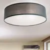 Orion Plafonnier en tissu Seda, gris