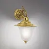 Orion Applique d'extérieur Yard, laiton, verre satiné, E27, IP43