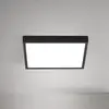 Orion Plafonnier LED Disc, noir, longueur 24 cm, CCT métal