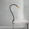 Orion Lampe à poser Dotty, couleur laiton, hauteur 65 cm, pince, GU10