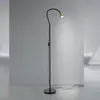 Orion Lampe sur pied Dotty, couleur laiton, hauteur 145 cm, bras flexi...