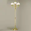 Orion Lampadaire Delia à 4 lampes, laiton poli