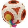 Kerbl Pet Balle en Sisal pour Chat Coloris Assortis, Ø12cm