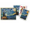 Coffret de 2 jeux de 55 cartes VAN GOGH - NUIT ETOILEE PIATNIK Multicolore
