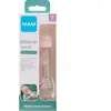 Mam - Biberon en Verre 260 ml Rose - Tétine débit 2 - MAM