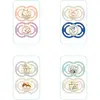 MAM 2 Sucettes Perfect Nuit Silicone (+Bte Stérilisation) 18m+ N°51