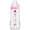 Biberon 2eme âge - MAM - Easy Active - Tétine douce - Col large - Rose