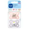 MAM Lot De 2 Sucettes Original Nature 2-6 Mois Aléatoire - Mam