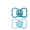 Sucettes-MAM Sucette Suprême - 6+ Mois - Silicone - X2 (Modèle : bleu)