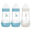MAM 3 biberons Easy Start 260ml Océan+Océan+Sable Tétine débit 2