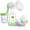 Axe Tire-lait manuel avec kit d'allaitement VERT MAM