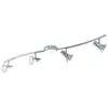 Eglo - Plafonnier led 12 watts mobile salon hall spot argent 93549