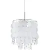 Eglo 93092 Suspension, Métal, E27, Transparent