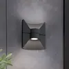 Eglo Redondo Applique D'extérieur Led 2 Lumières Aluminium H18cm