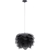 Suspension enfichable fleur anthracite suspension chambre d'amis coulo...