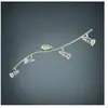 Eglo Ganzoo Magnum Onde/4 Led, Nickel Mat/Chromé/92644 E