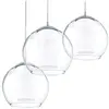 Suspension BOLSANO 3 ampoules chrome
