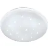 EGLO Plafonnier LED Frania-S avec effet cristal Ø28 cm