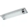 EGLO Plafonnier TOLORICO chrome abat jour transparent 1100 Lm