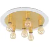 EGLO Plafonnier LED Passano à 6 lampes doré