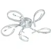 Eglo Vallemark Applique Murale/Plafonnier 5 Ampoules Aluminium 6,6 W Chromé