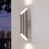 Applique murale LED d'extérieur EGLO Agolada 2x3,7 W Argenté