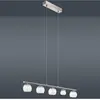 EGLO Suspension ASCOLESE 5 ampoules nickel satiné