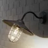 EGLO Lumière extèrieur Applique murale 1 ampoule E27 noir 'MELGOA'
